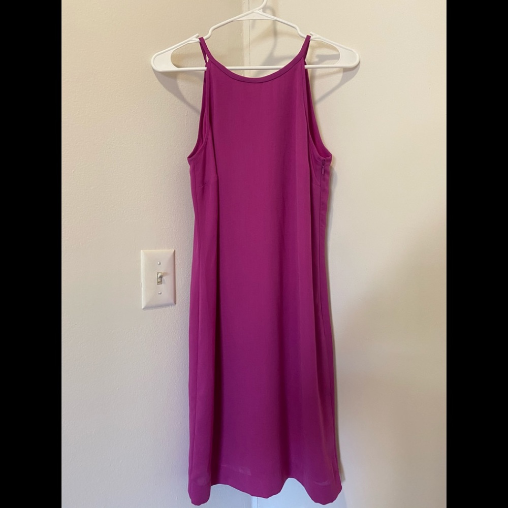 Banana republic magenta dress
